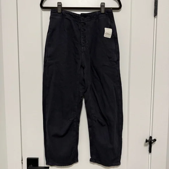 Free People We The Free Osaka Mid Rise Barrel in Washed Black 25 
TAG REMOVED - Picture 4 of 10